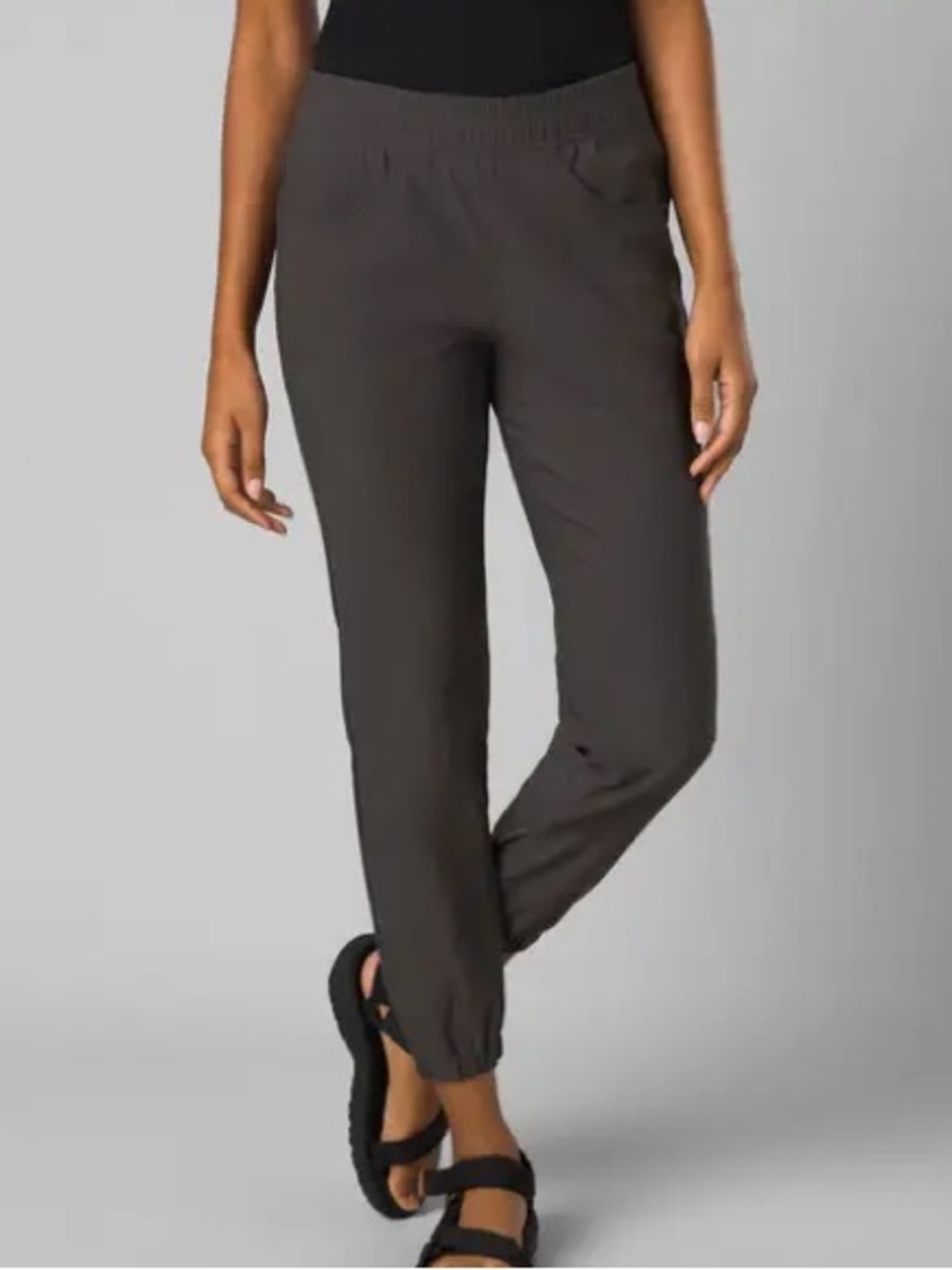 prAna Halle E-Waist Jogger II Women's Dark Iron Grey Size 4